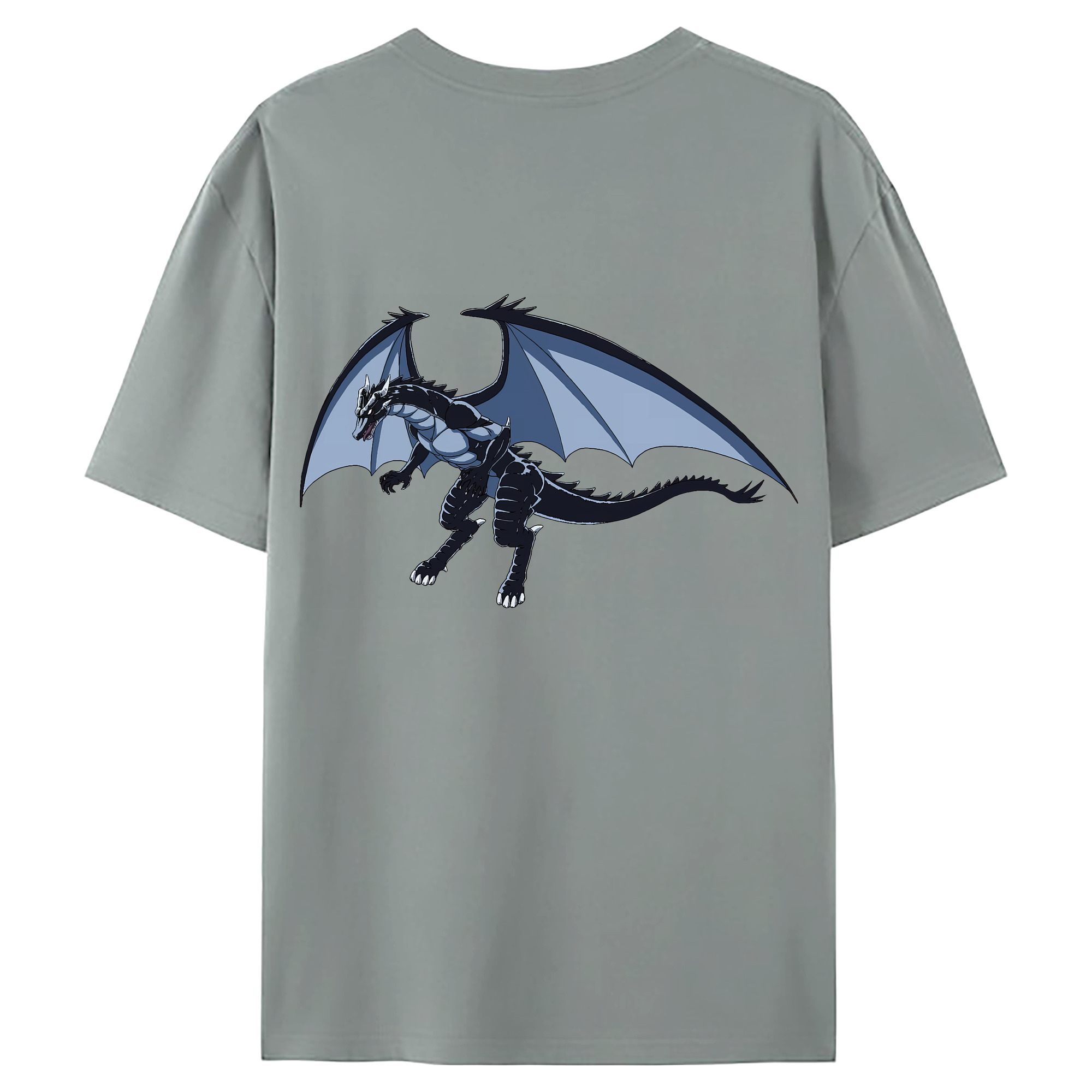 （画像用） 転スラ Regarding Reincarnated to Slime 綿100％ メンズ半袖Tシャツ（バックプリント） 通気性